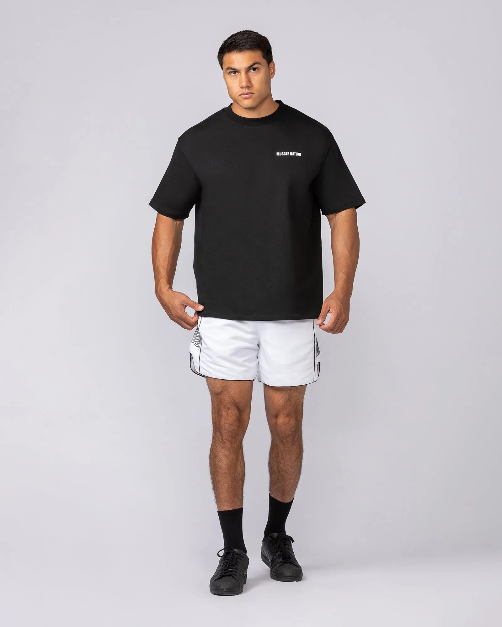 Essential Regular Fit Tee - Black sold by Muscle Nation product image thumbnail 5
