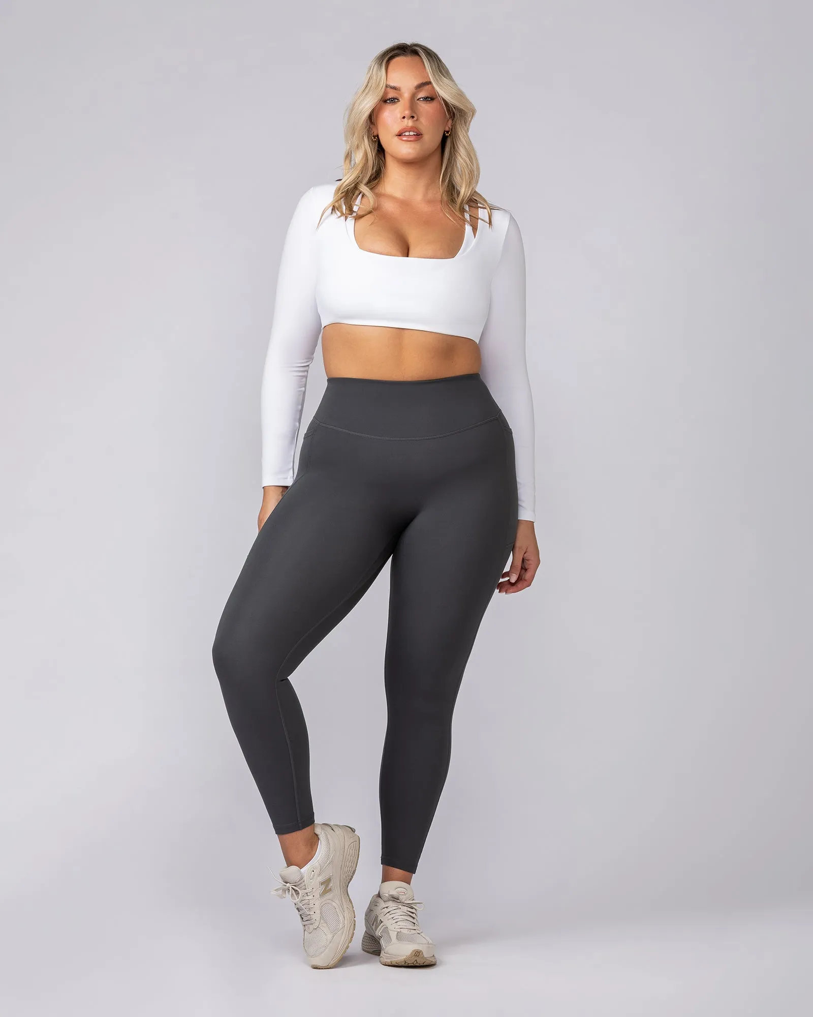 Ultimate Long Sleeve Top - White sold by Muscle Nation product image thumbnail 5