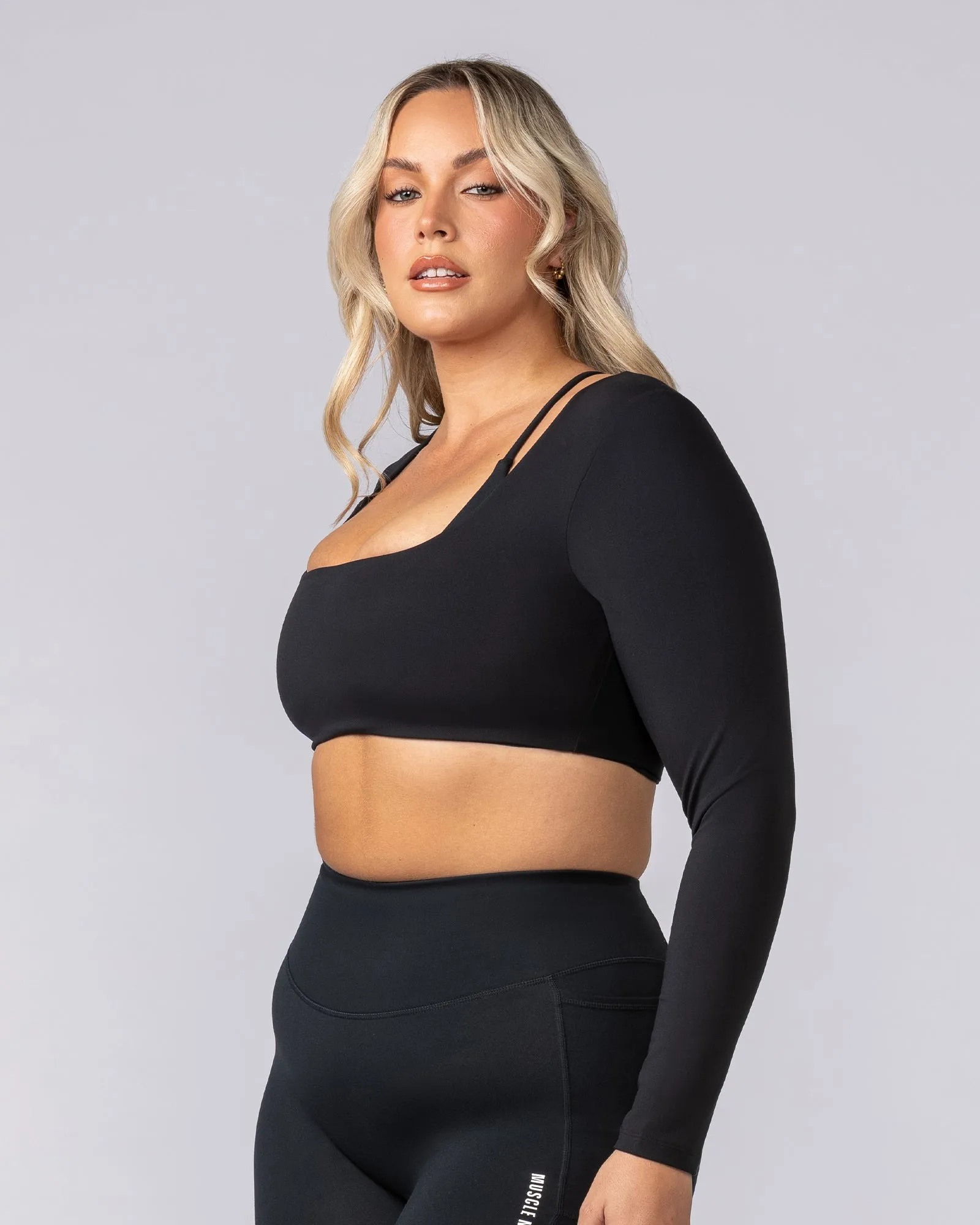 Ultimate Long Sleeve Top - Black sold by Muscle Nation product image thumbnail 2