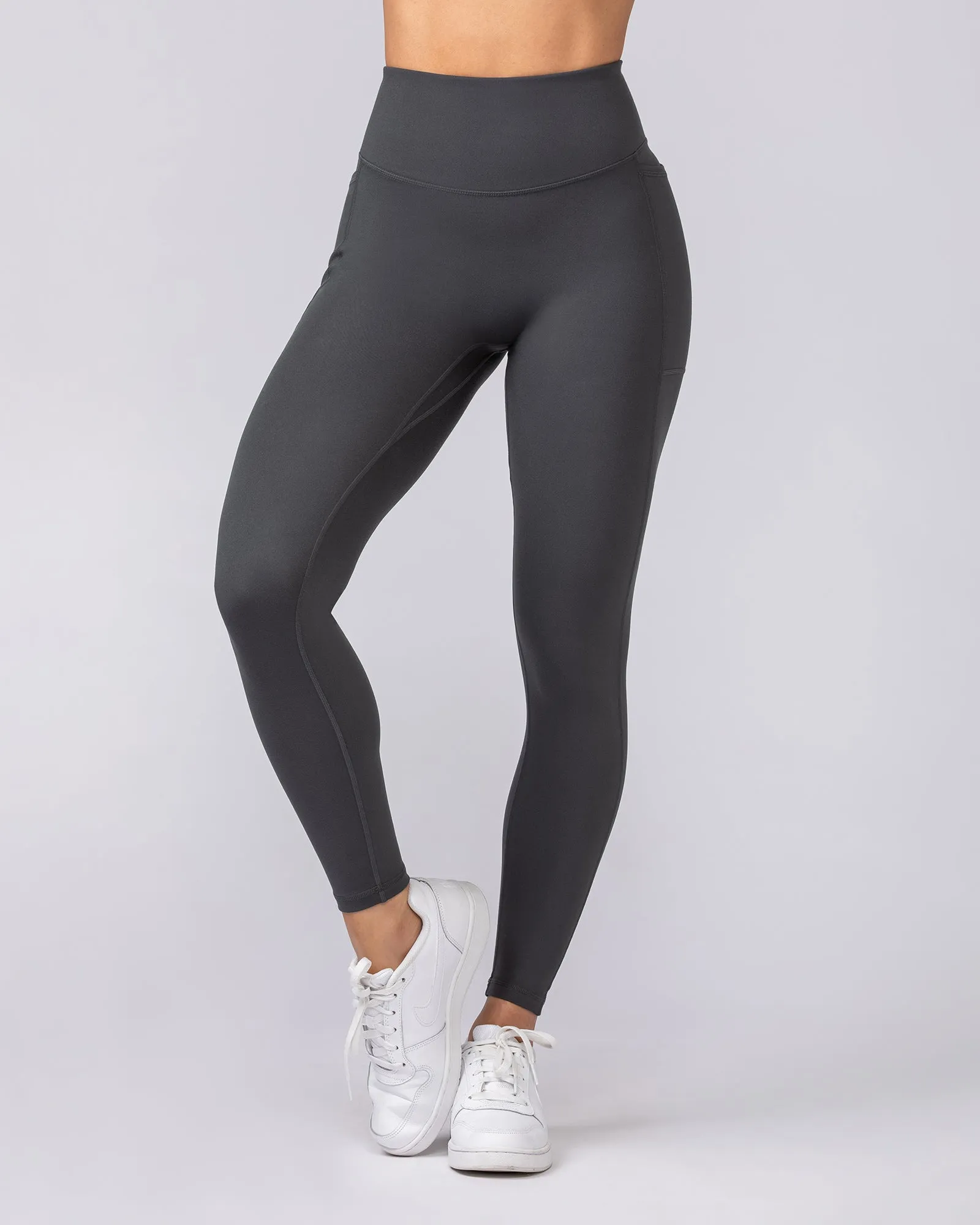 Everyday Pocket Ankle Length Leggings - Granite sold by Muscle Nation product image thumbnail 4