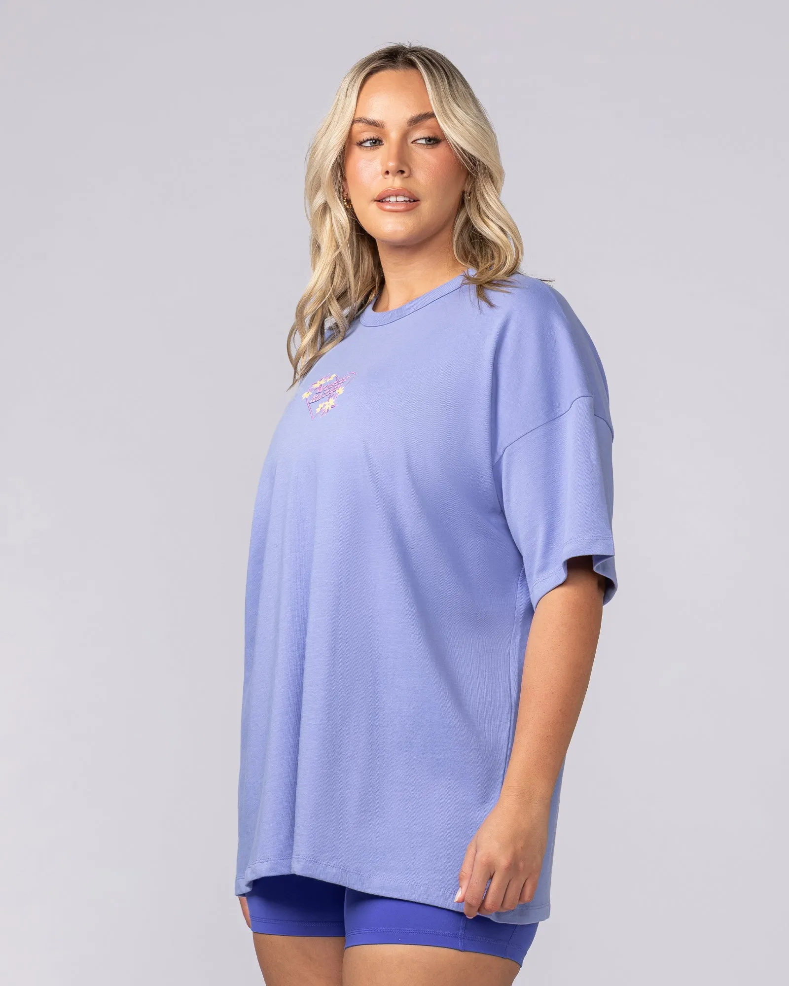 Rodeo Oversized Tee - Jacaranda sold by Muscle Nation product image thumbnail 3