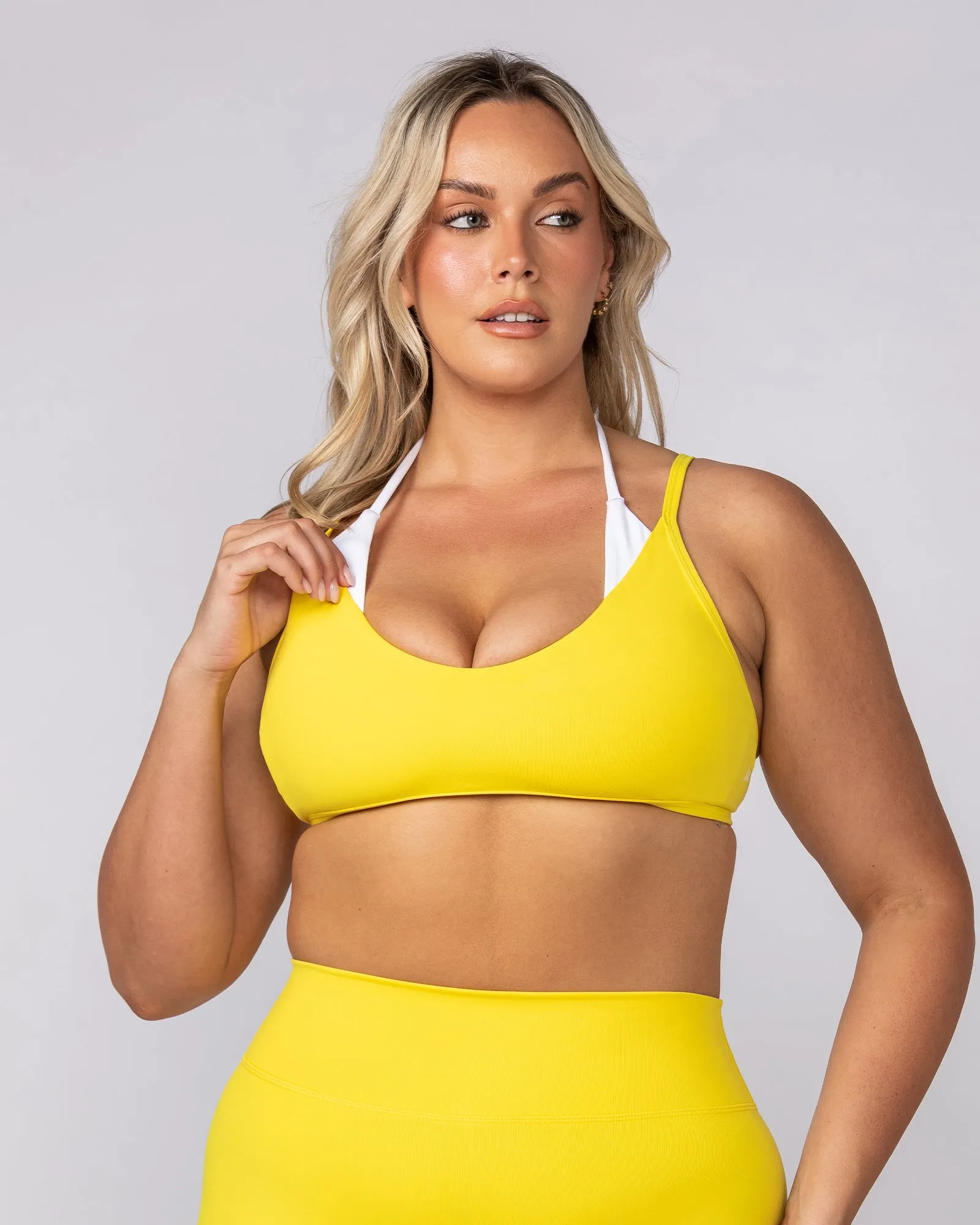 Stellar Bralette - Buttercup sold by Muscle Nation