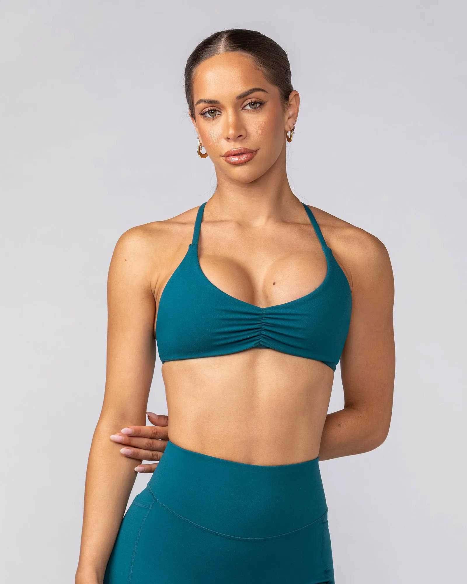 Honey Bralette - Deep Teal sold by Muscle Nation