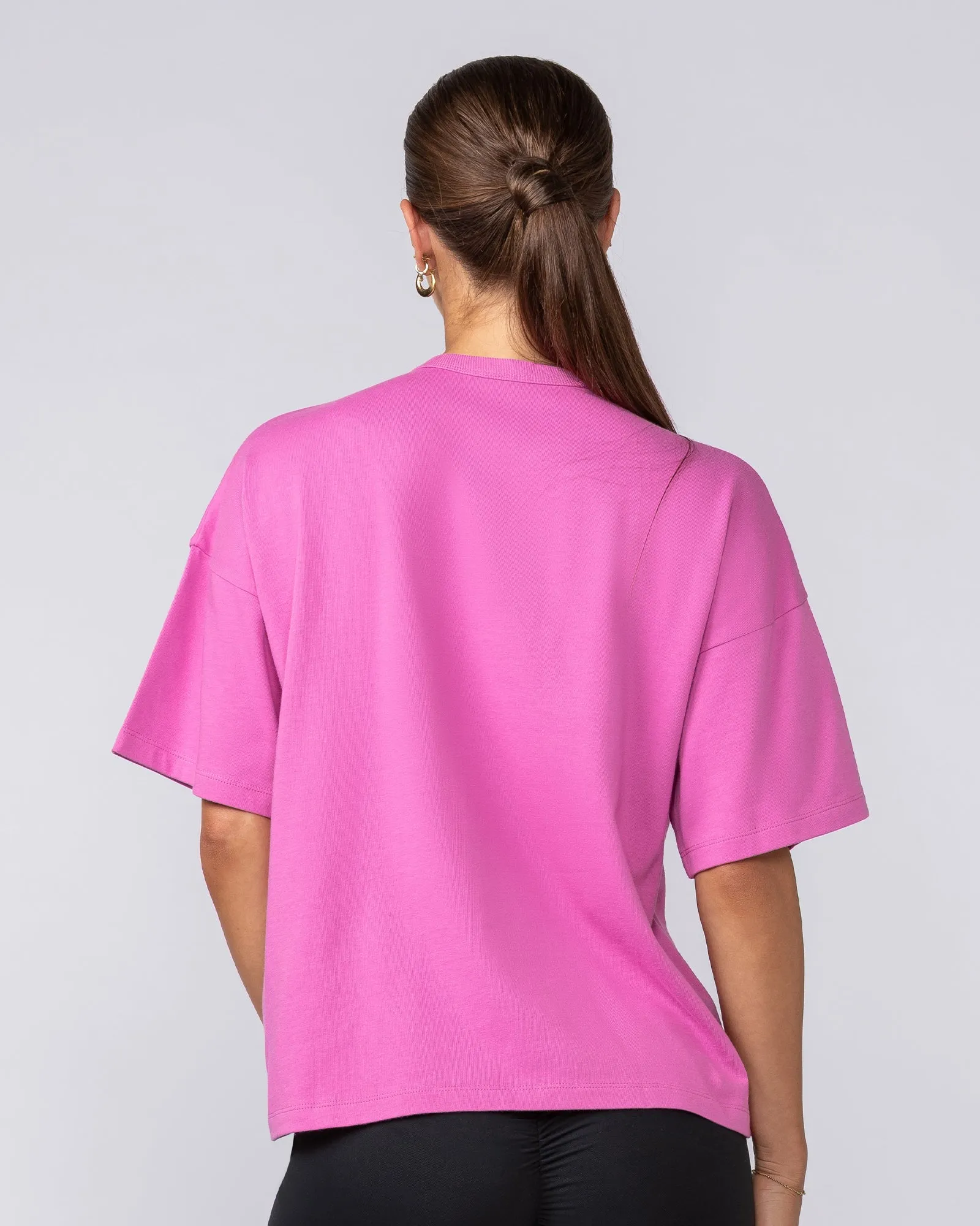 Boxy Fit Tee - Hibiscus sold by Muscle Nation product image thumbnail 4