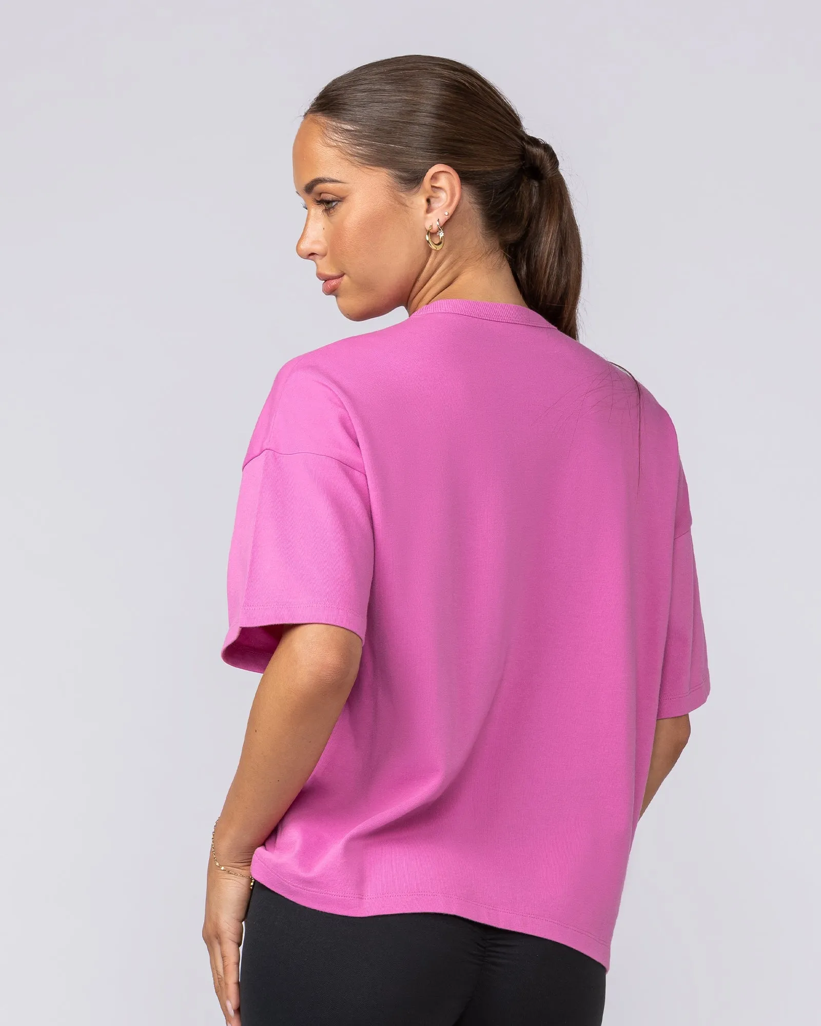 Boxy Fit Tee - Hibiscus sold by Muscle Nation product image thumbnail 3