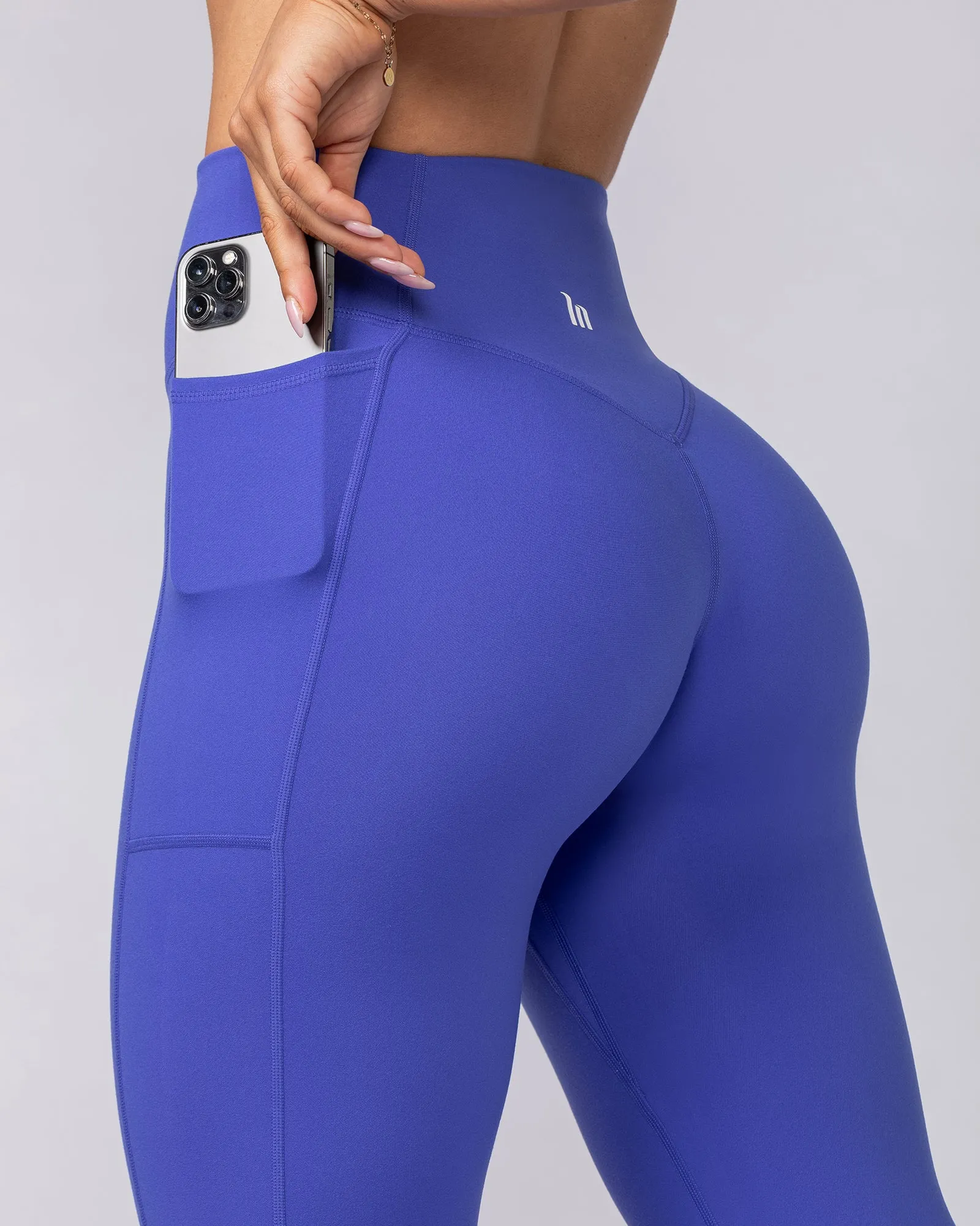 Everyday Pocket Ankle Length Leggings - Baja Blue sold by Muscle Nation product image thumbnail 3