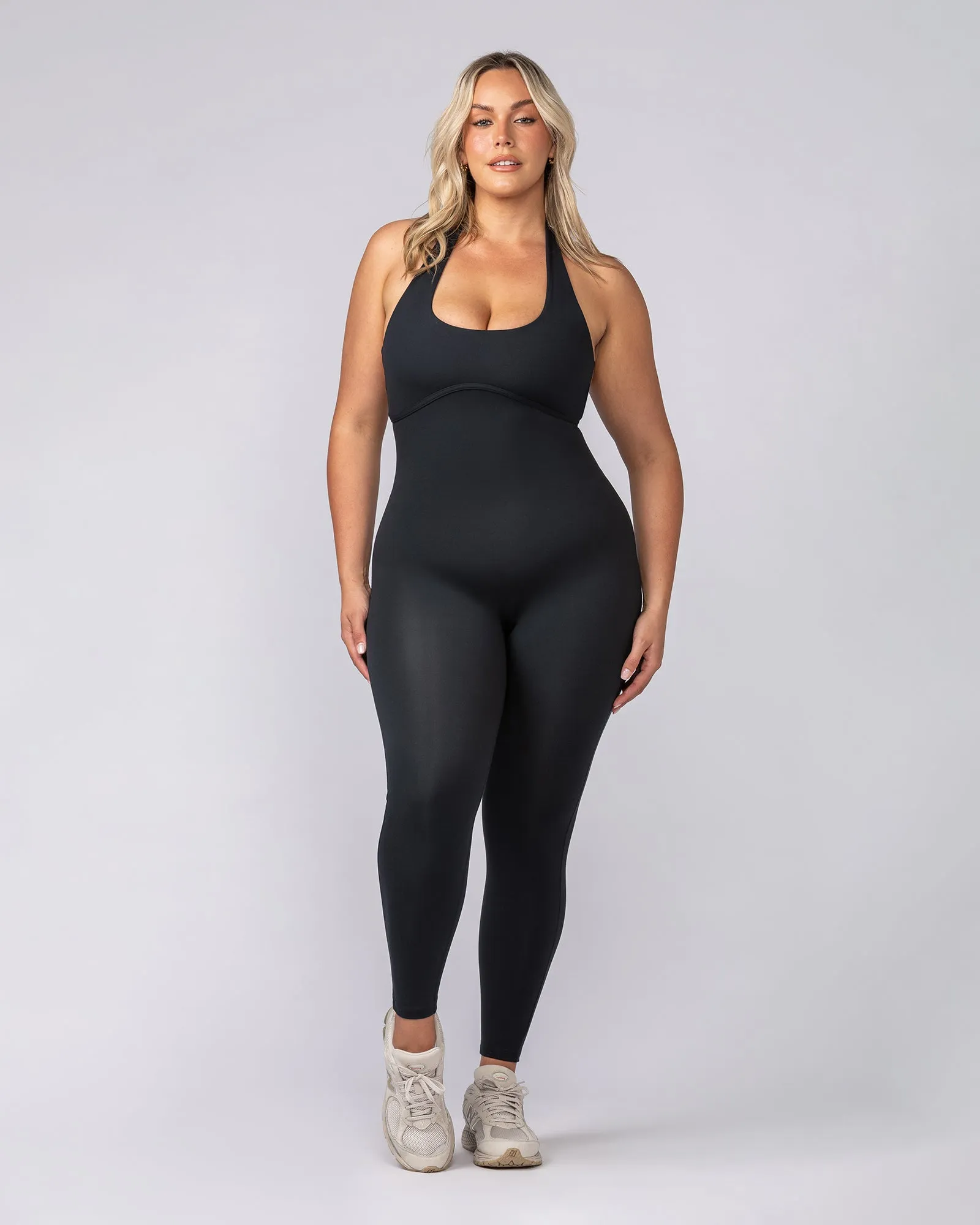 Define Ankle Length One Piece - Black sold by Muscle Nation product image thumbnail 2
