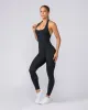 Define Ankle Length One Piece - Black sold by Muscle Nation