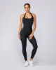 Define Ankle Length One Piece - Black sold by Muscle Nation