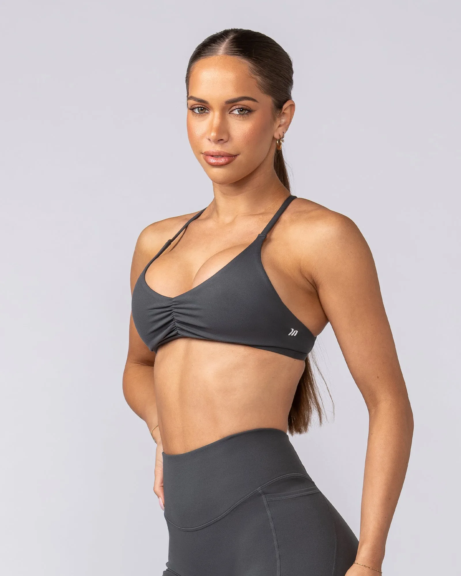 Honey Bralette - Granite sold by Muscle Nation product image thumbnail 2
