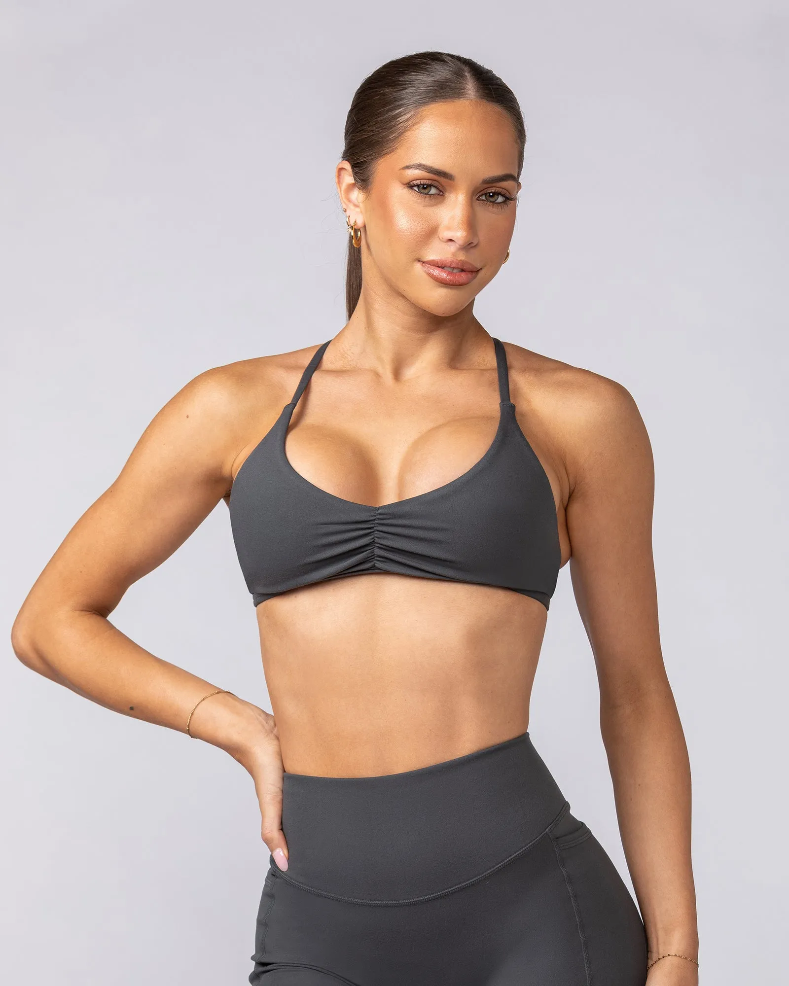 Honey Bralette - Granite sold by Muscle Nation