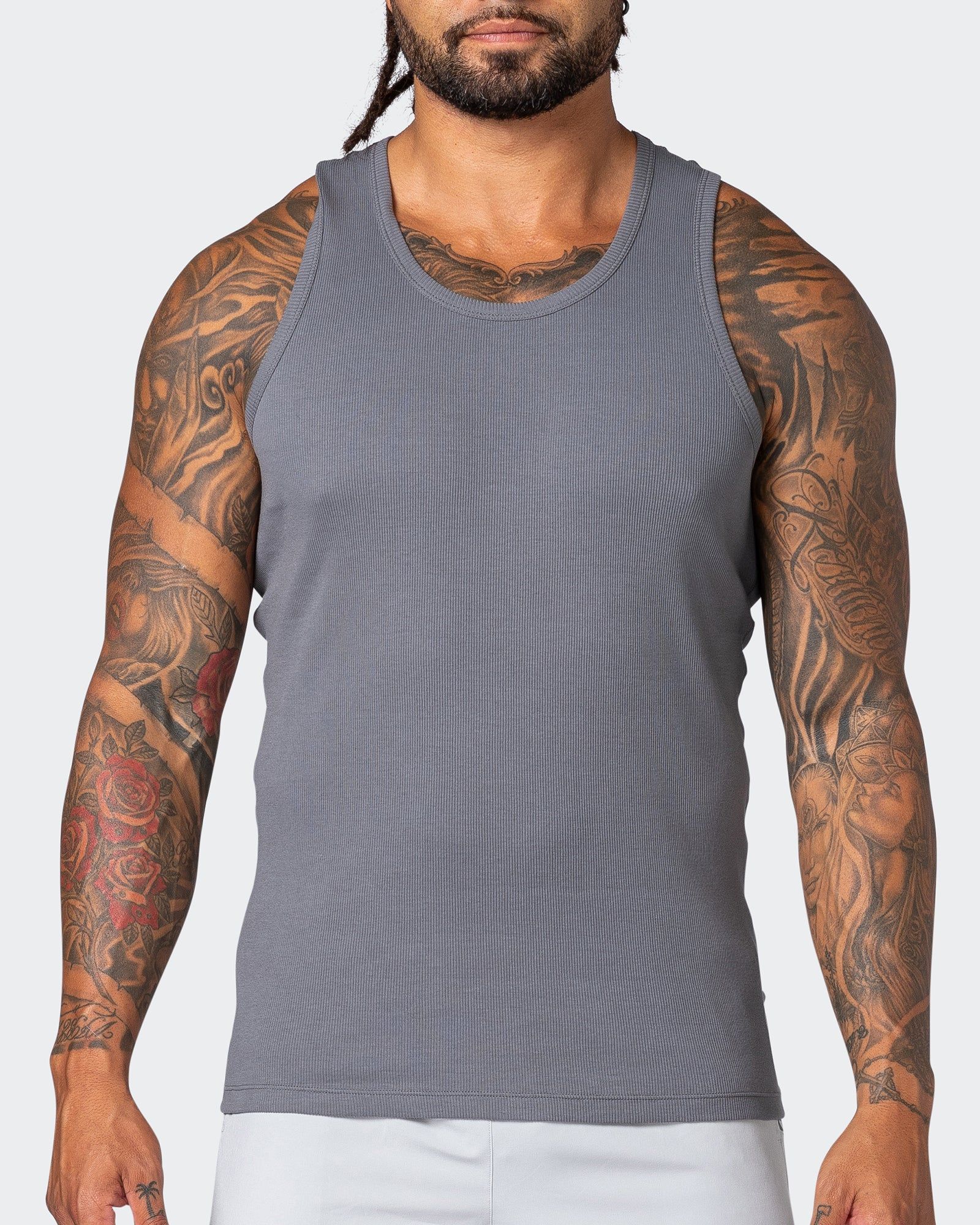 Classic Rib Fitted Training Tank - Tornado sold by Muscle Nation product image thumbnail 2