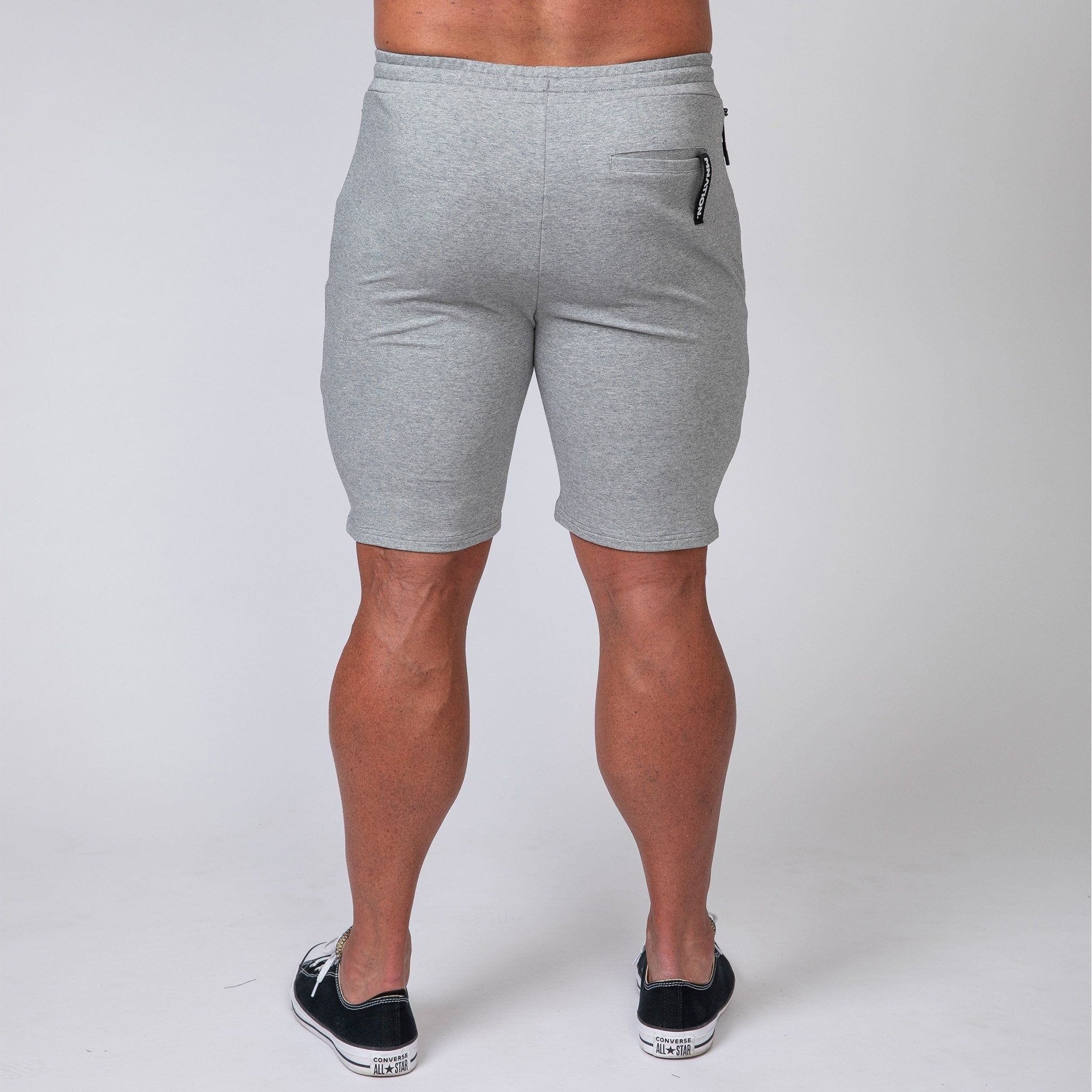 MNation Tapered Fit Shorts - Grey sold by Muscle Nation product image thumbnail 5