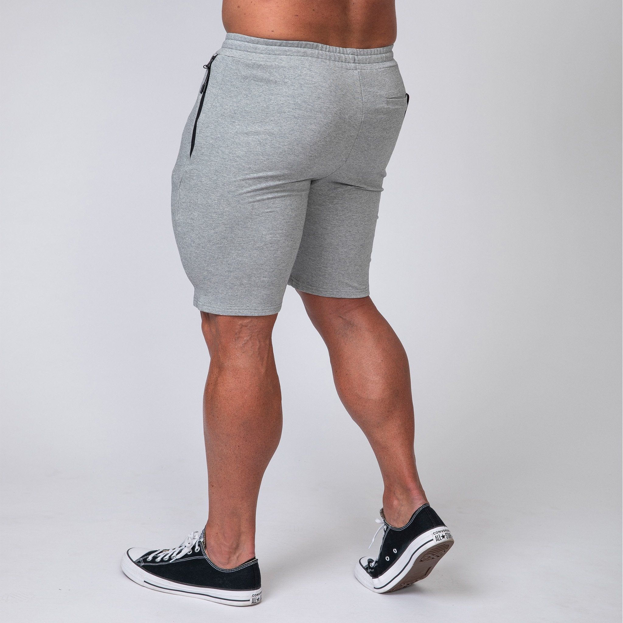 MNation Tapered Fit Shorts - Grey sold by Muscle Nation product image thumbnail 3