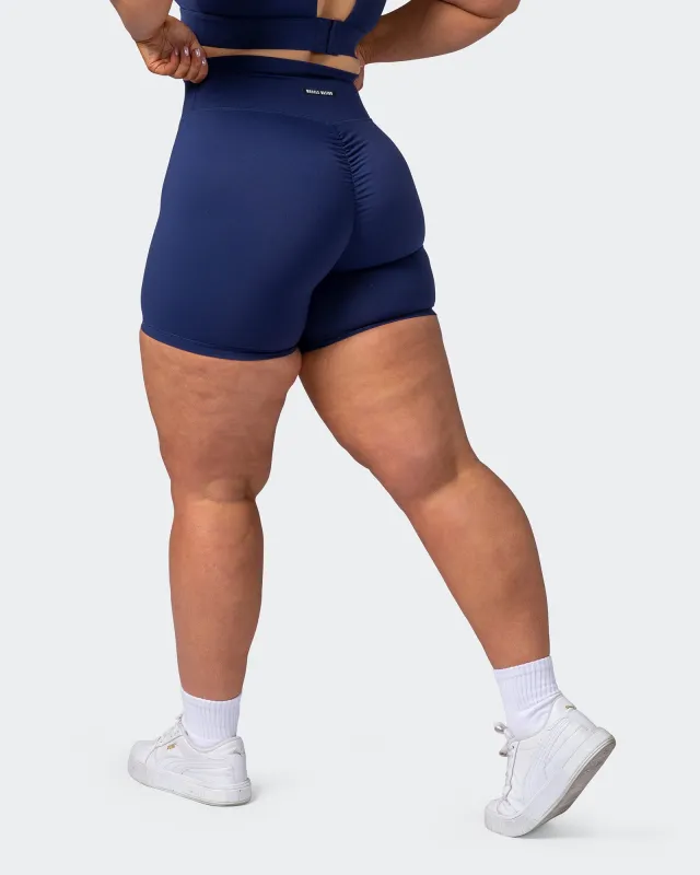 Signature Scrunch Bike Shorts - Ink sold by Muscle Nation