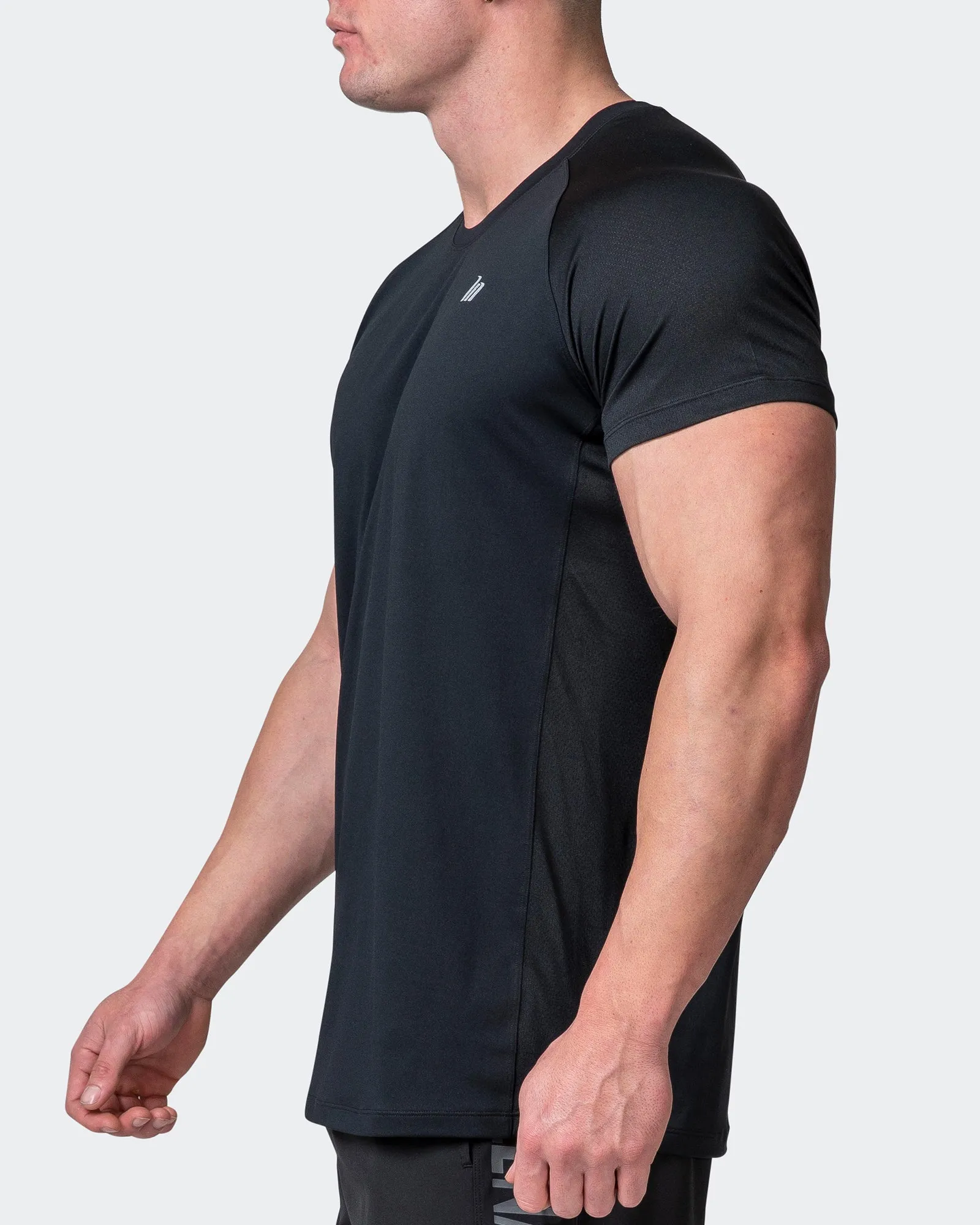 Classic Ventilation Tee - Black sold by Muscle Nation product image thumbnail 4
