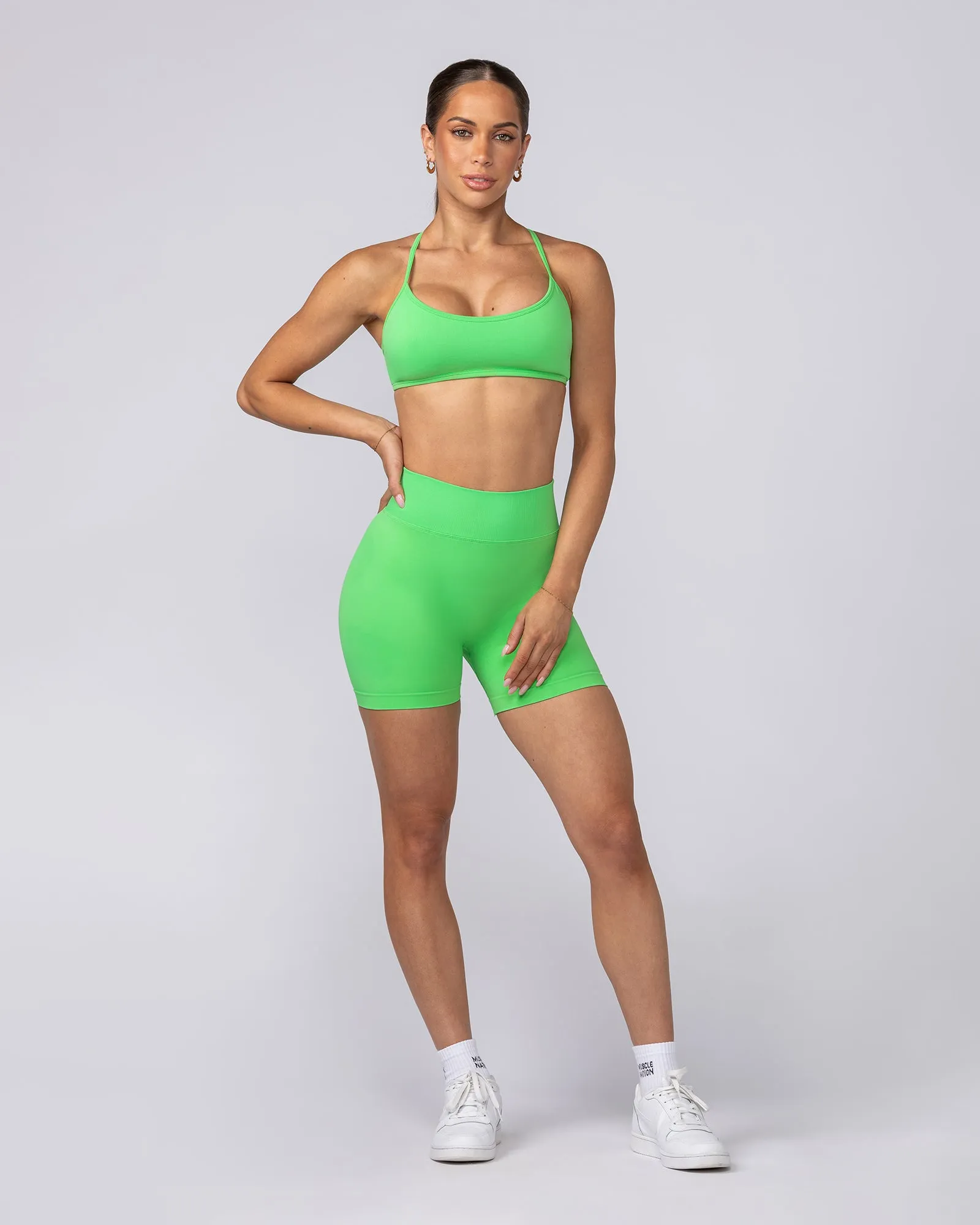 Sculpt Seamless Bralette - Neon Apple sold by Muscle Nation product image thumbnail 5