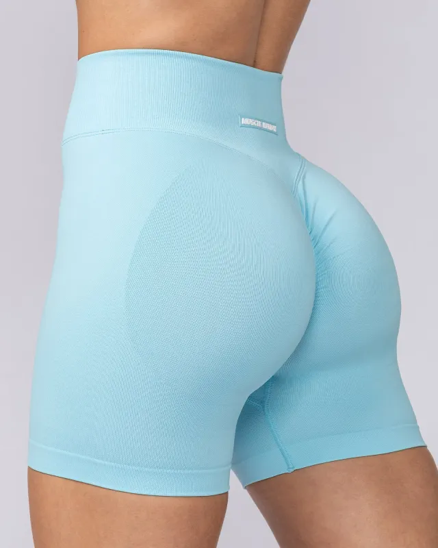 Sculpt Seamless Midway Shorts - Lagoon sold by Muscle Nation
