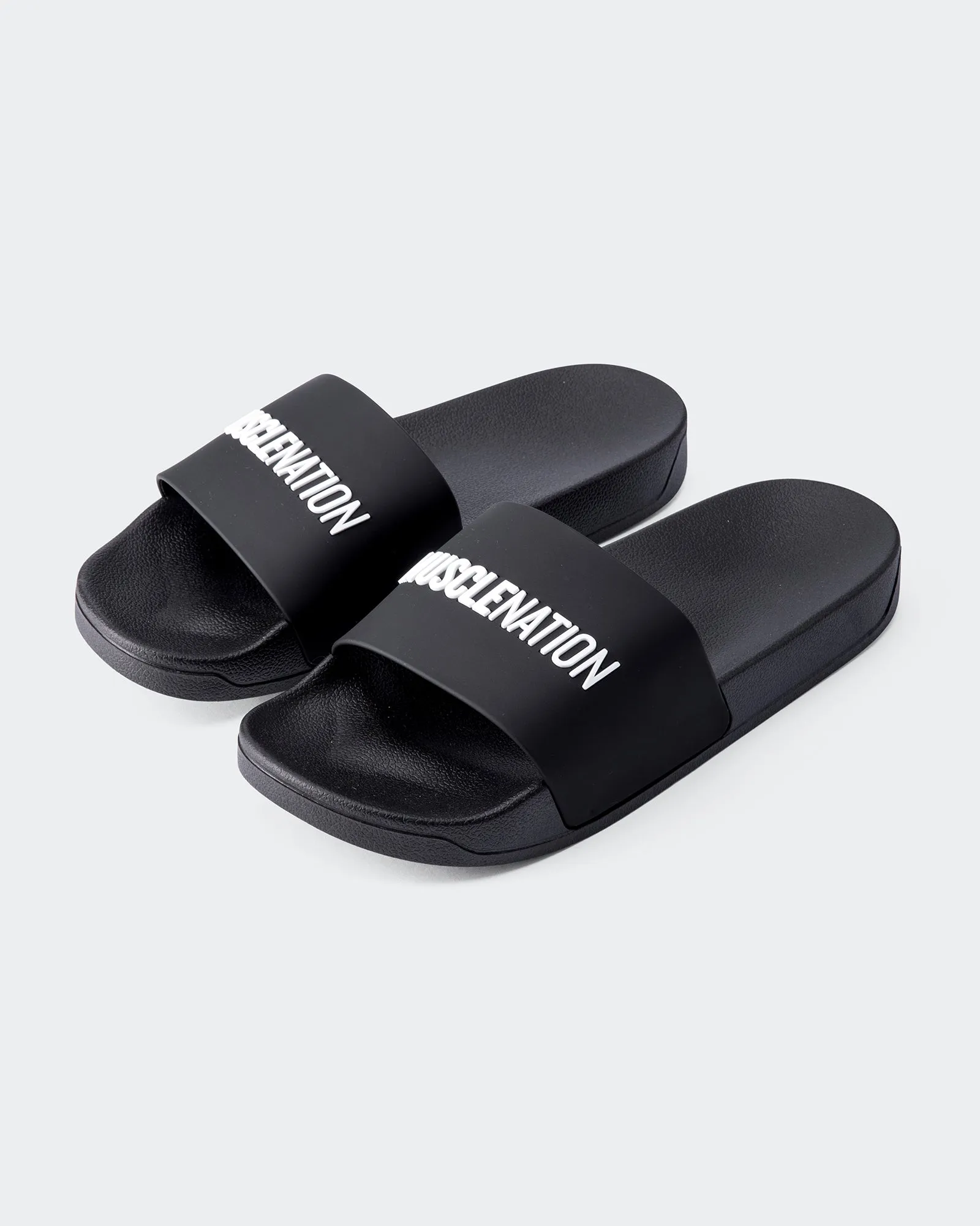 Mens Slides - Black sold by Muscle Nation