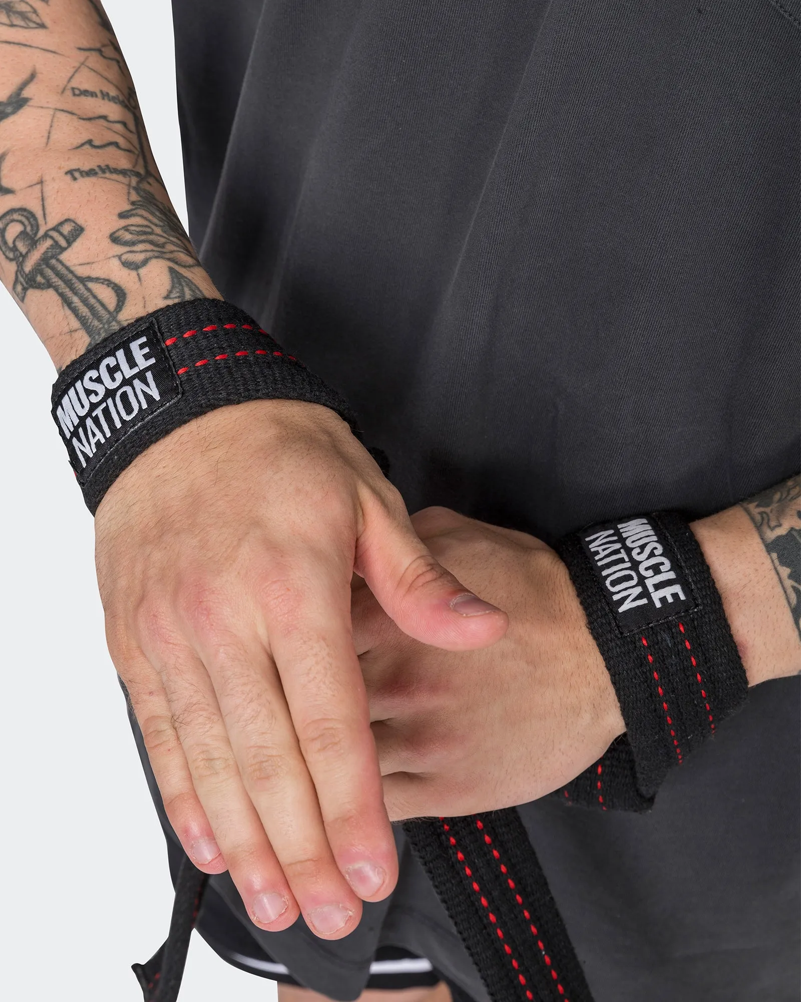 Lifting Straps - Black / Red sold by Muscle Nation product image thumbnail 5