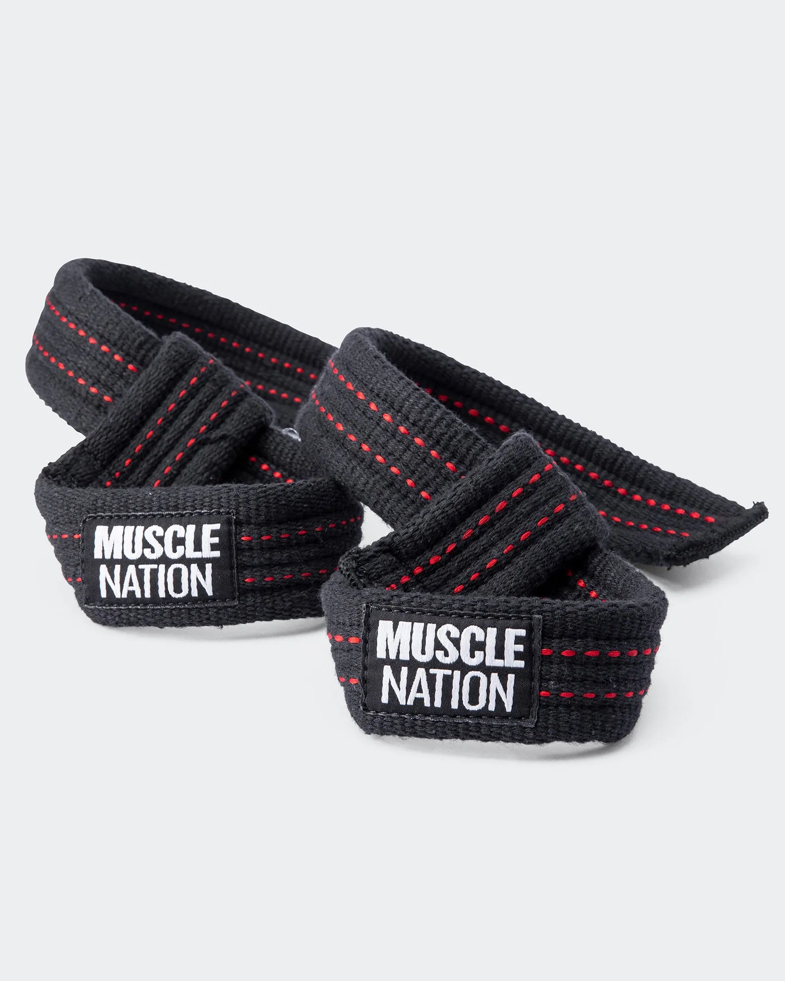 Lifting Straps - Black / Red sold by Muscle Nation product image thumbnail 2