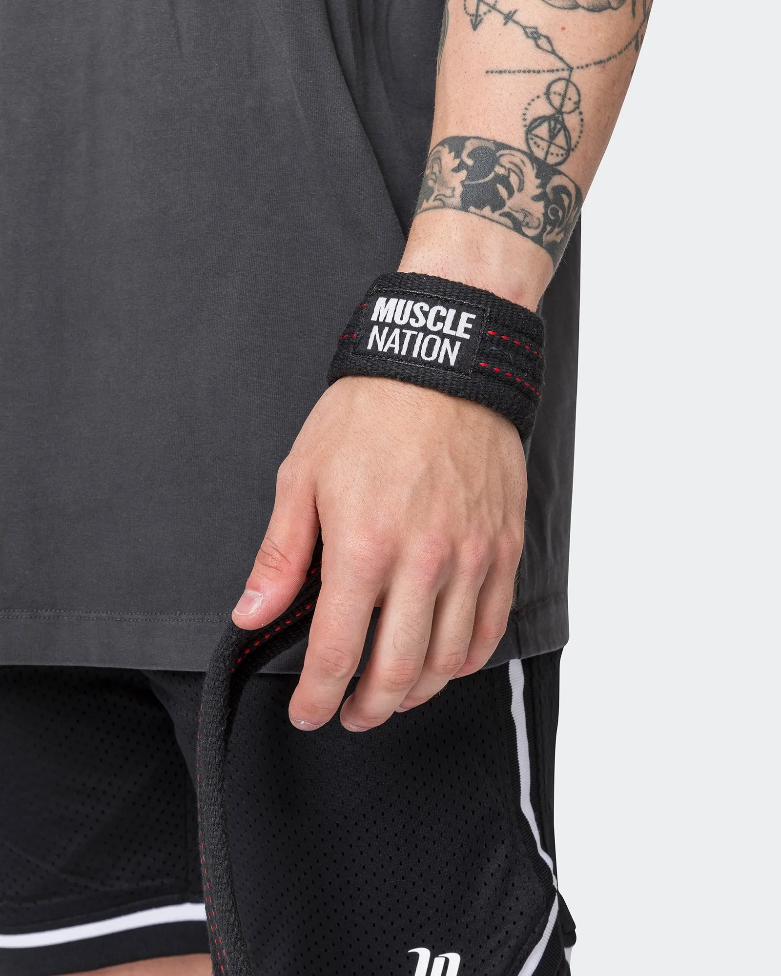 Lifting Straps - Black / Red sold by Muscle Nation product image thumbnail 4