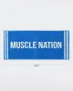 Sweat Towel - Azure Blue/White sold by Muscle Nation