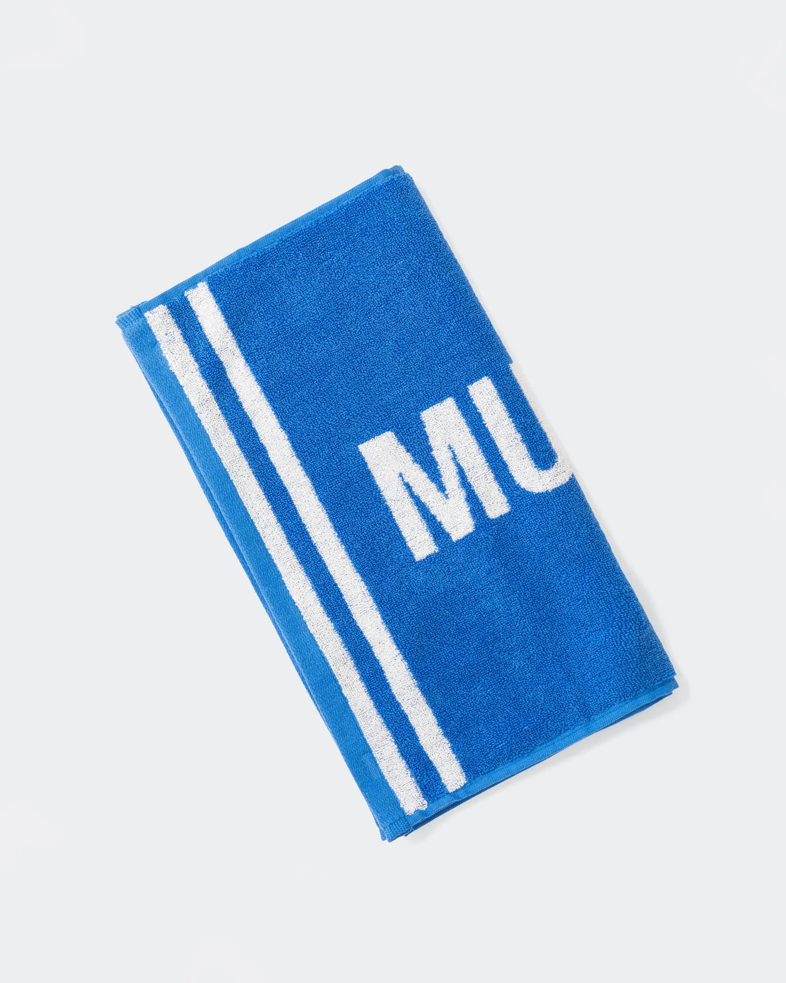 Sweat Towel - Azure Blue/White sold by Muscle Nation product image thumbnail 2