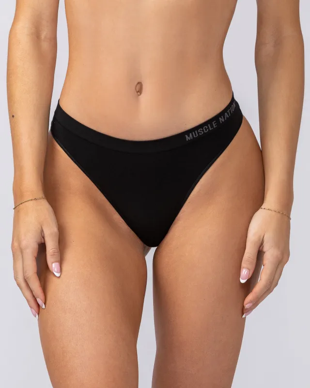 Seamless G-String - 1Pack - Black sold by Muscle Nation