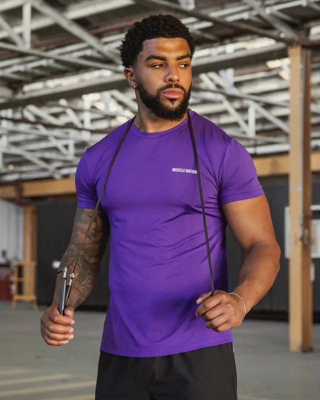 Climaflex Active Tee - Purple sold by Muscle Nation