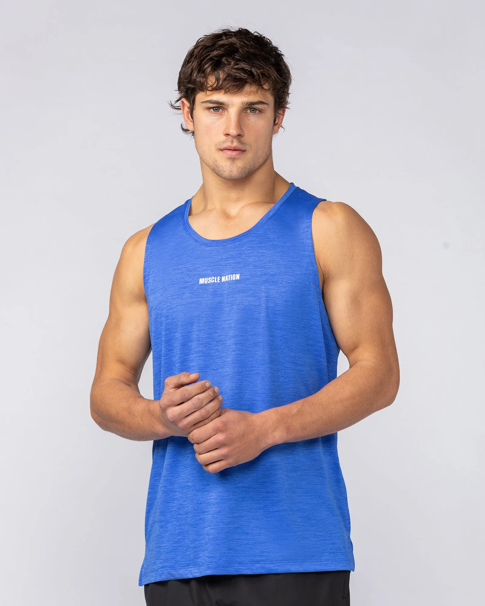 Aero Active Tank - Power Blue sold by Muscle Nation product image thumbnail 2