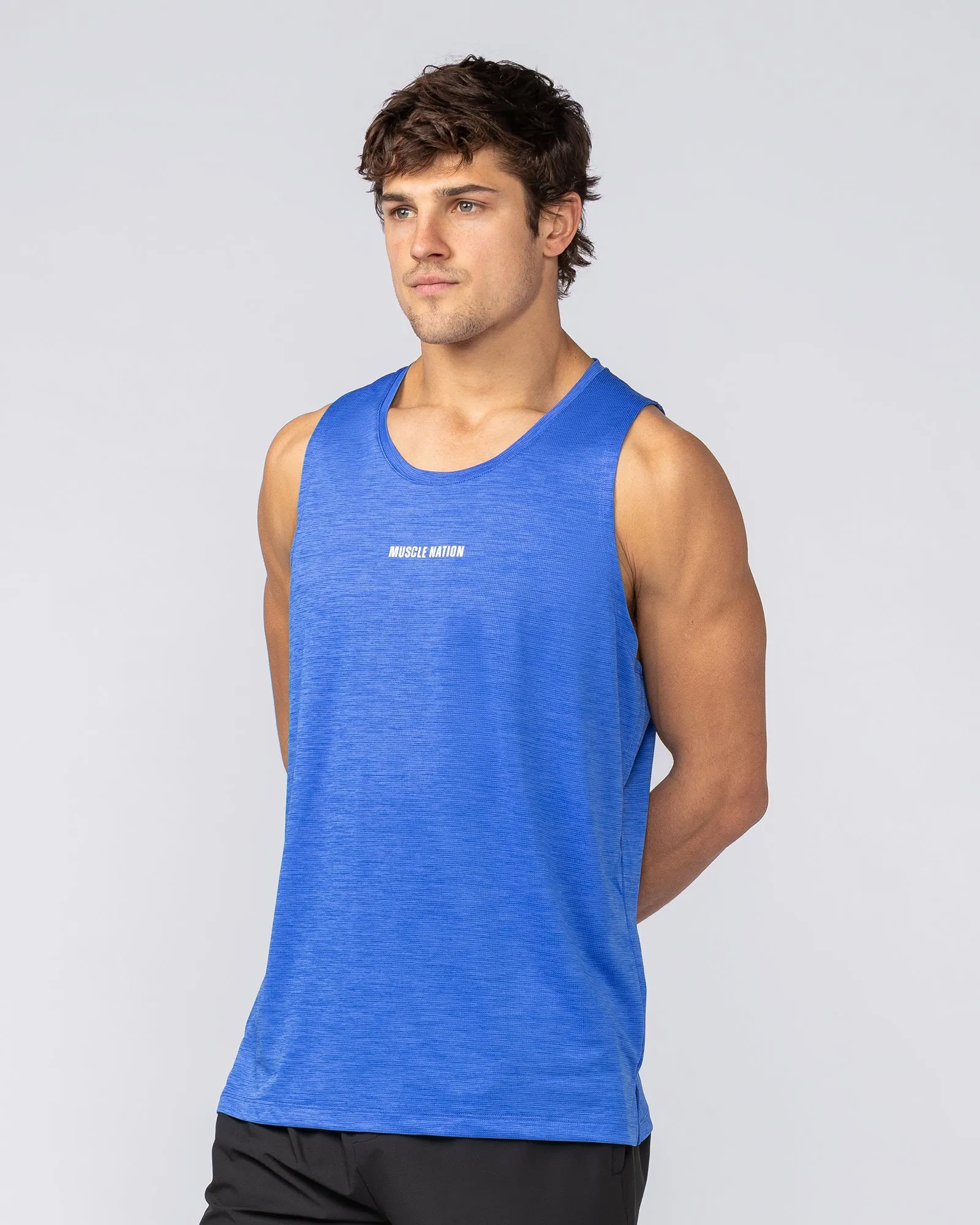 Aero Active Tank - Power Blue sold by Muscle Nation product image thumbnail 3