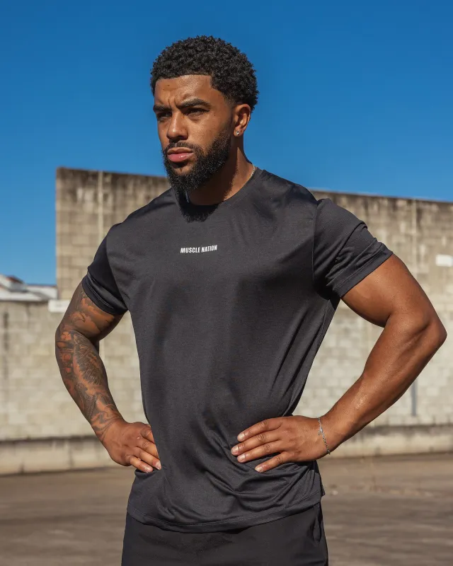 Aero Active Tee - Black sold by Muscle Nation