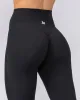 Aura Peachy Invisible Scrunch Ankle Leggings - Black sold by Muscle Nation
