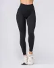 Aura Peachy Invisible Scrunch Ankle Leggings - Black sold by Muscle Nation