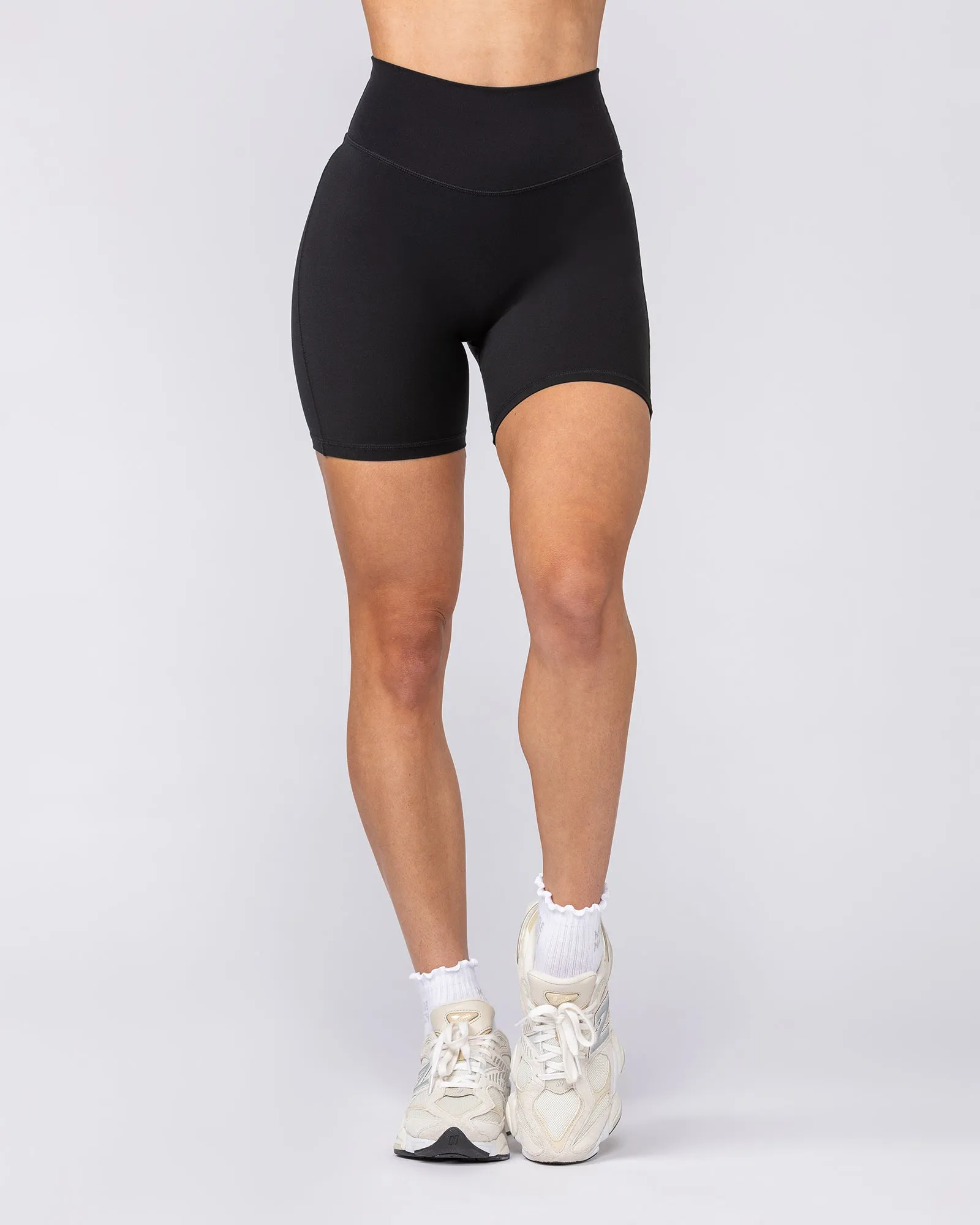 Aura Peachy Invisible Scrunch Bike Shorts - Black sold by Muscle Nation product image thumbnail 2