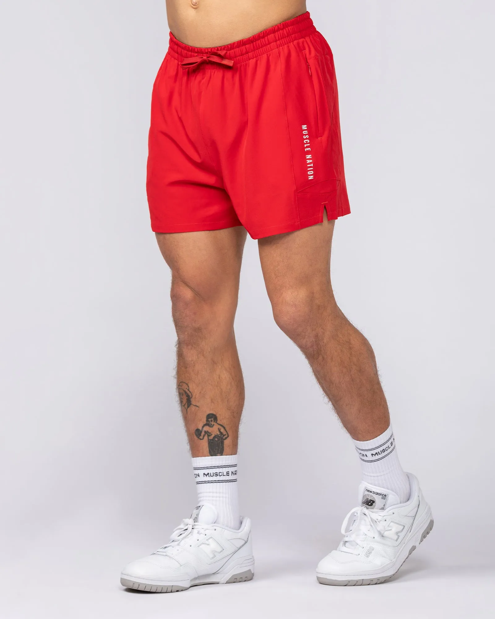Streamline Training 3" Shorts - Urban Red sold by Muscle Nation product image thumbnail 4