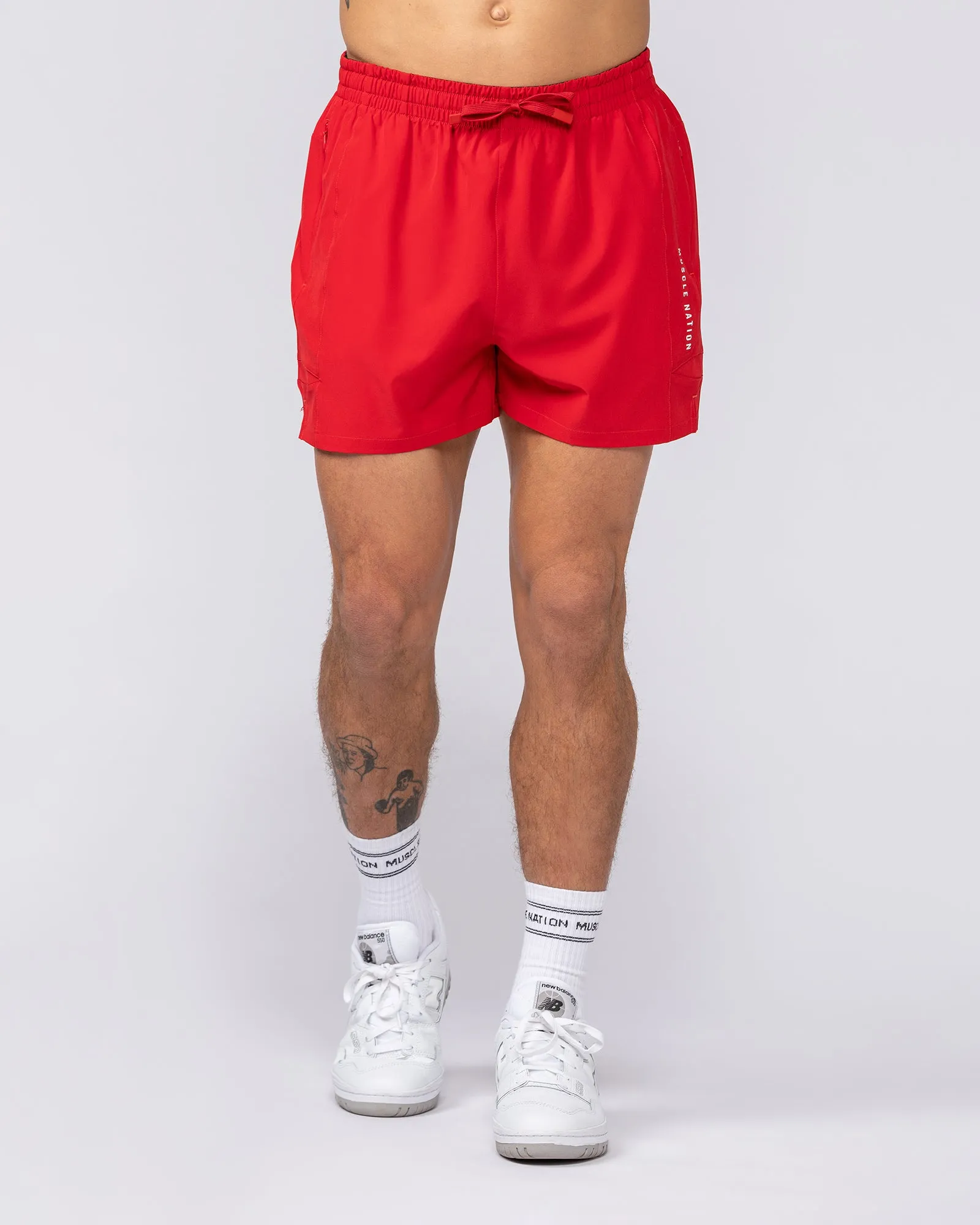 Streamline Training 3" Shorts - Urban Red sold by Muscle Nation product image thumbnail 3