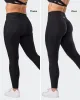 Aura Peachy Invisible Scrunch Ankle Leggings - Cookie sold by Muscle Nation