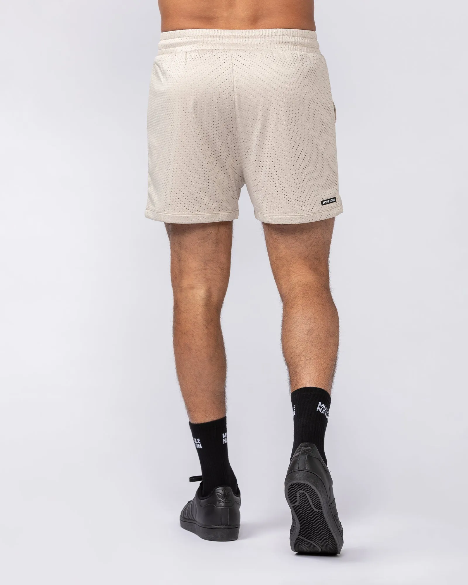 Lay Up 3.5" Shorts - Beige sold by Muscle Nation product image thumbnail 5