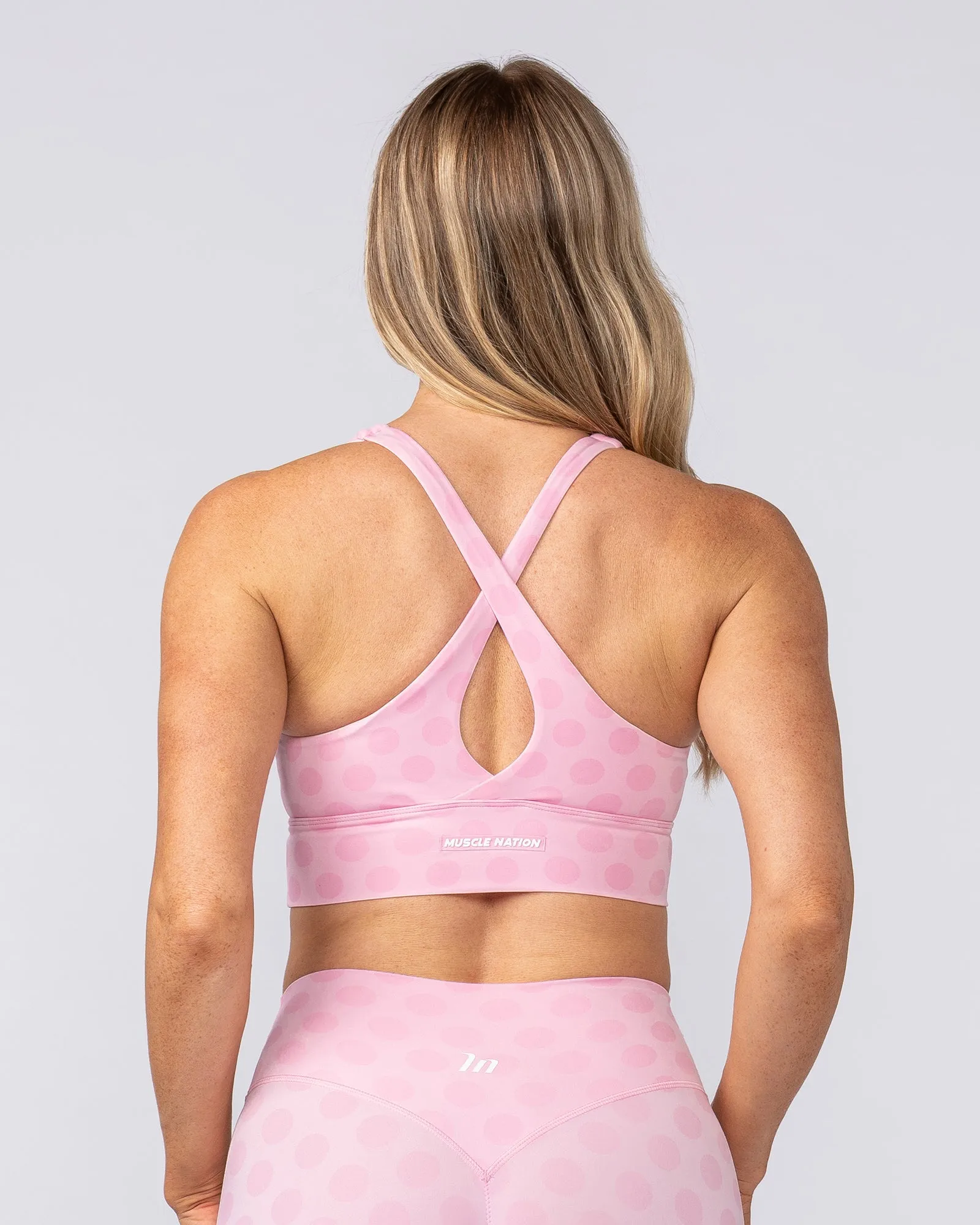 Allure Longline Bra - Blossom Spot sold by Muscle Nation product image thumbnail 4