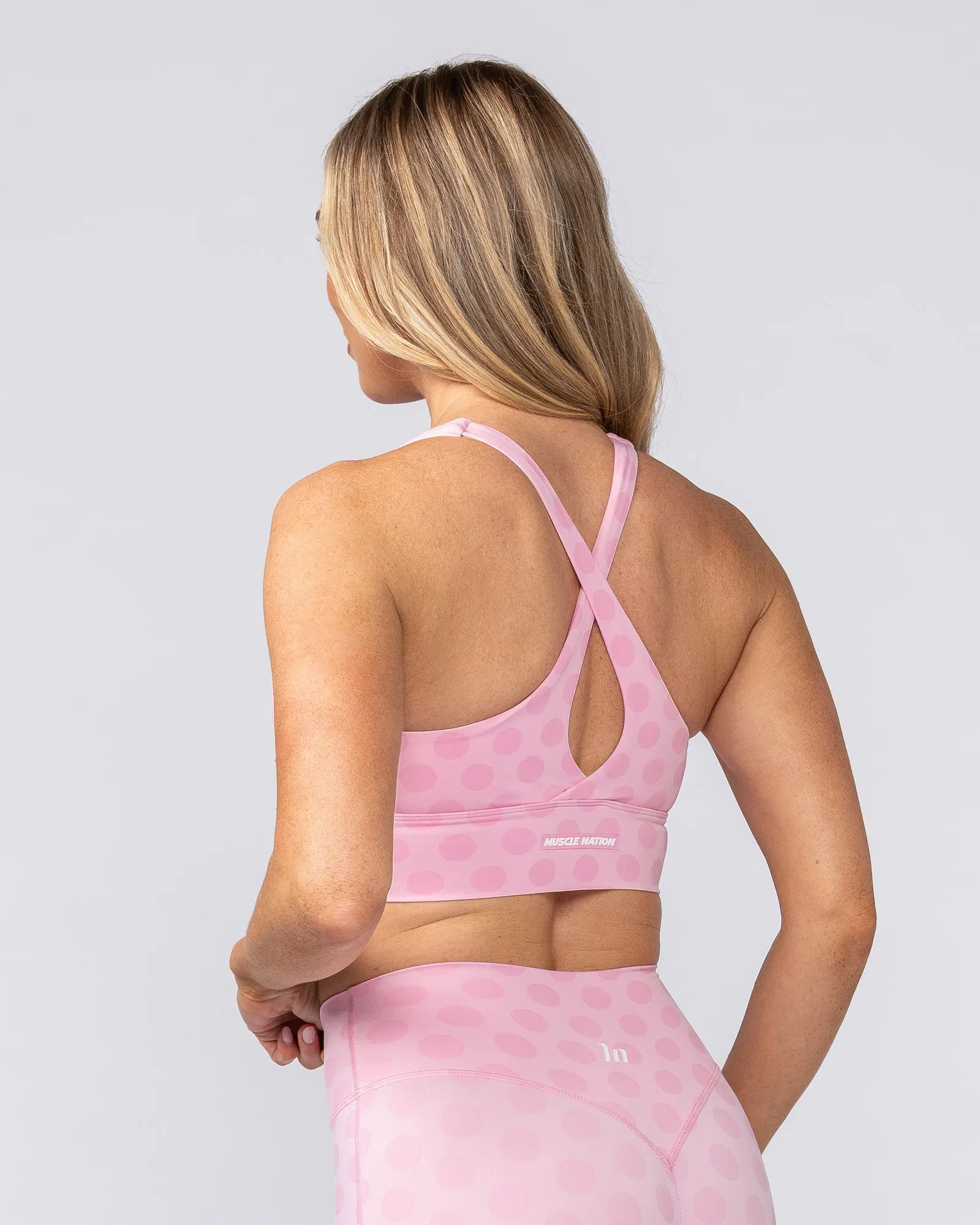 Allure Longline Bra - Blossom Spot sold by Muscle Nation product image thumbnail 3