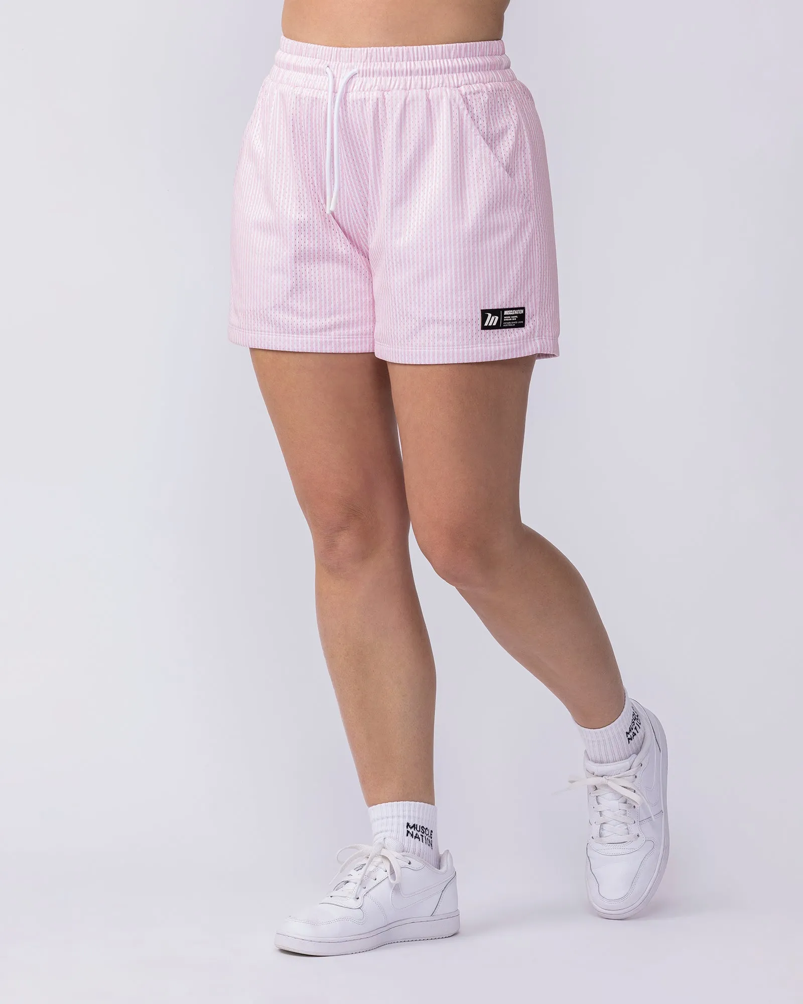 Hoops 3" Shorts - Blossom Stripe sold by Muscle Nation product image thumbnail 2