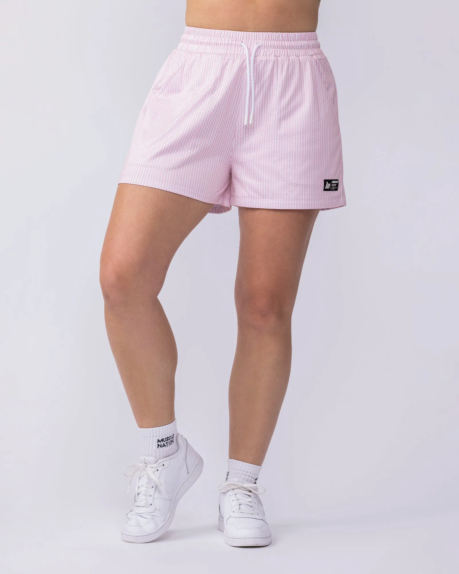 Hoops 3" Shorts - Blossom Stripe sold by Muscle Nation product image thumbnail 3