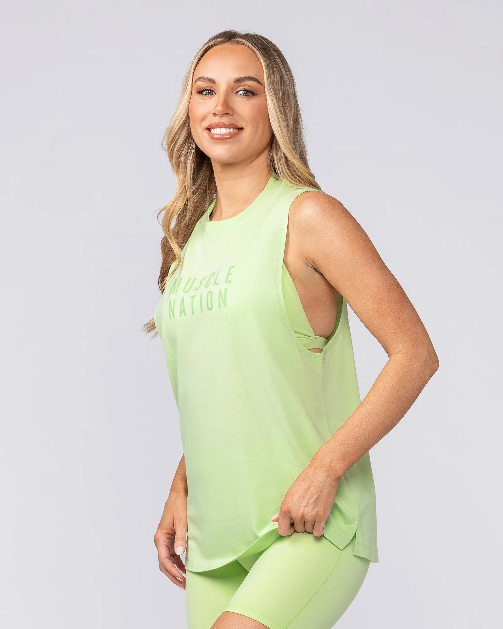 Essential Training Tank - Cool Matcha sold by Muscle Nation product image thumbnail 3