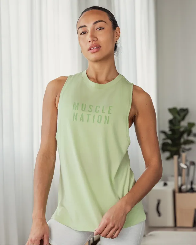 Essential Training Tank - Cool Matcha sold by Muscle Nation