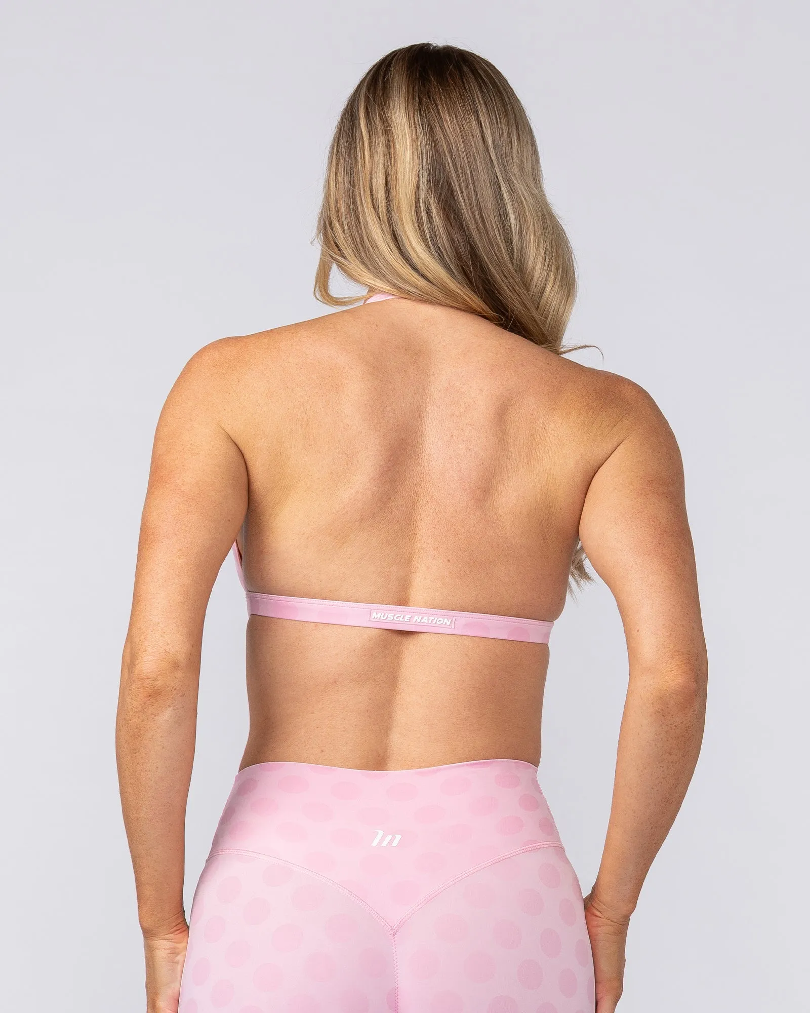 Aura Halter Bralette - Blossom Spot sold by Muscle Nation product image thumbnail 5