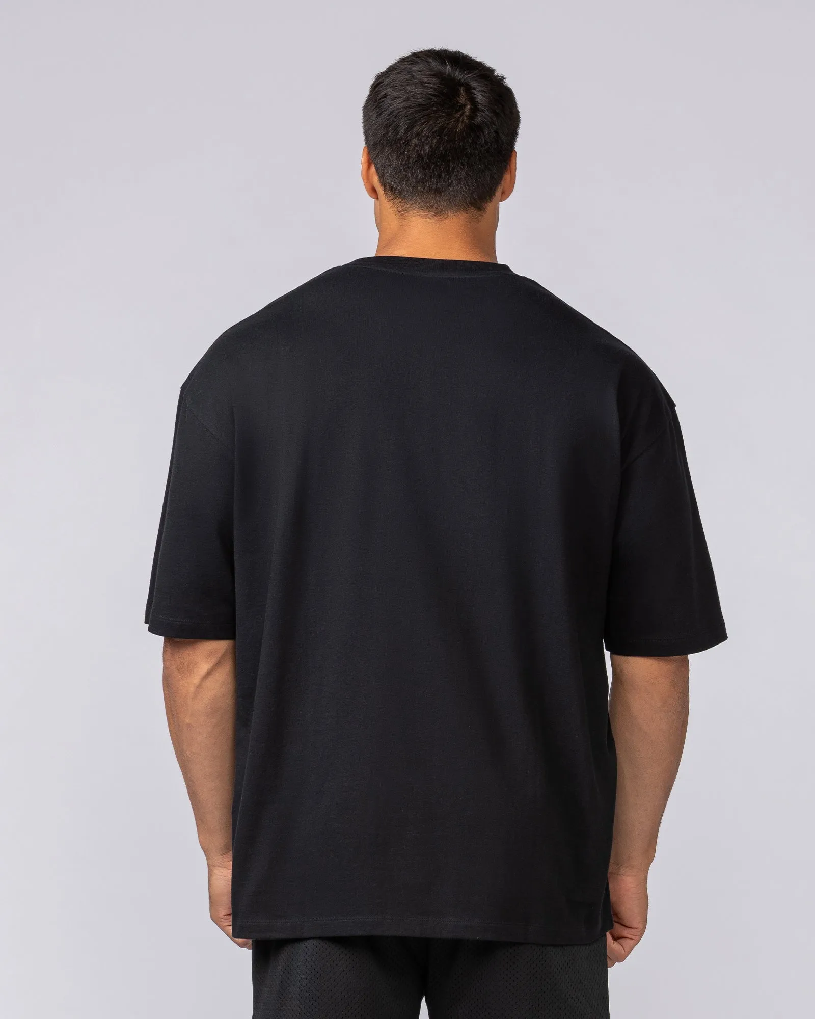 Varsity Training Oversized Tee - Black sold by Muscle Nation product image thumbnail 4