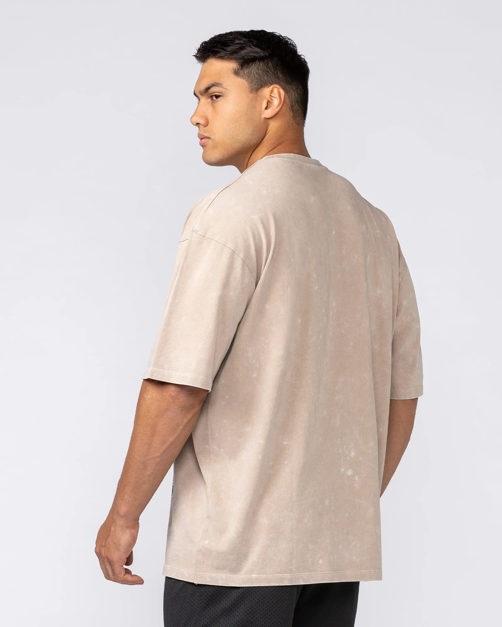 Take Flight Vintage Oversized Tee - Washed Beige sold by Muscle Nation product image thumbnail 4