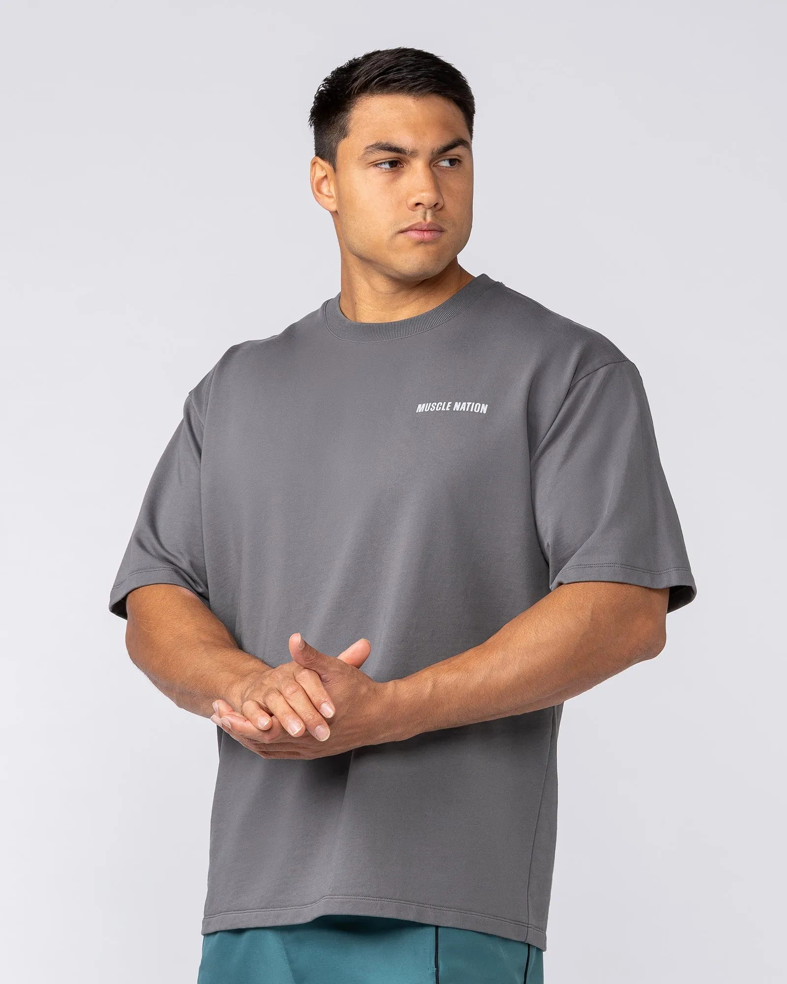 Essential Regular Fit Tee - Tornado sold by Muscle Nation product image thumbnail 2